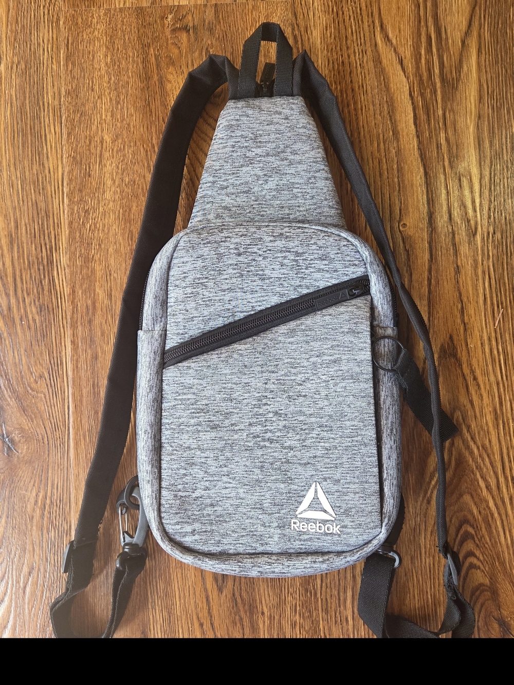 Reebok Grey Nylon Bag with Adjustable Strap